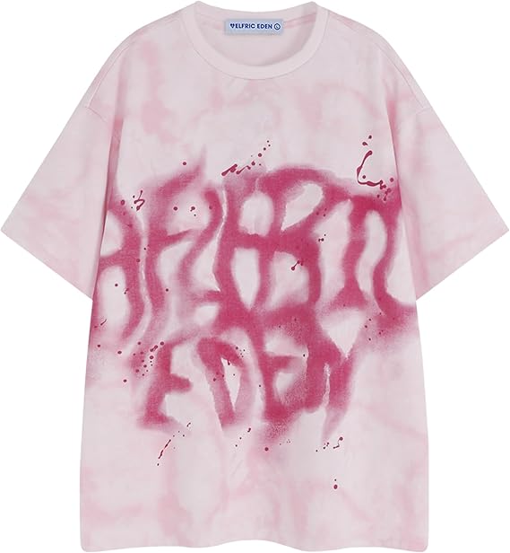 Aelfric Eden Mens Graphic Tee Shirts Oversized Baggy Loose